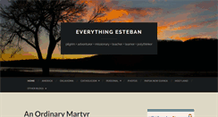 Desktop Screenshot of everythingesteban.com